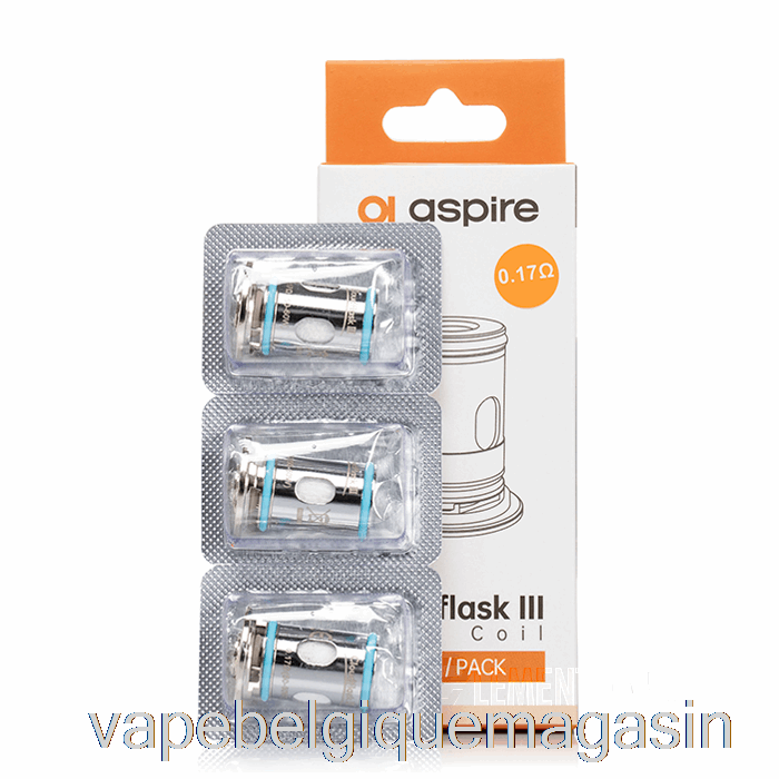Vape Jetable Aspire Cloudflask 3 Résistances De Remplacement 0.17ohm Cloudflask 3 Résistances